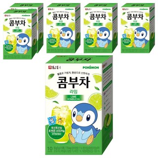 Damtuh 丹特 寶可夢康普茶 萊姆, 5g, 10入, 6個