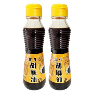 北斗馨油 胡麻油，精選黑芝麻子，香氣濃郁，適用於熱炒料理或調理進補食品, 125ml, 2瓶