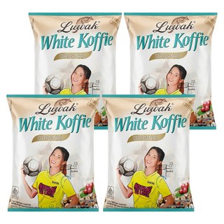 Kopi Luwak White Koffie 三合一白咖啡, 20g, 18包, 4袋