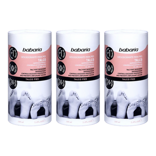 Babaria 草本花香爽足粉 控制汗水和難聞氣味, 100ml, 1瓶, 3瓶