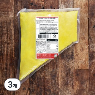 고구마크러스트 프리미엄, 1kg, 3개