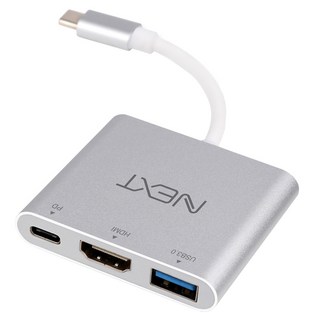 下一個 USB Type-C 轉 HDMI + USB 3.0 + PD 轉換轉接器, 1組, NEXT-411TCH