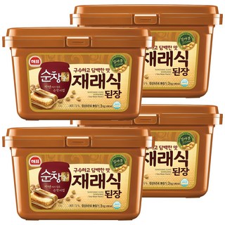 순창궁 재래식 된장, 3kg, 4개
