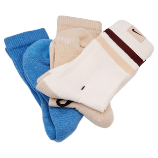 NIKE 耐吉 基本款長襪 CREW S 21~24cm FQ0325-901, 3雙