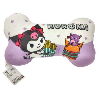 SANRIO 三麗鷗 酷洛米骨頭造型抱枕, 美味下午茶 白色 + 紫色, 1個