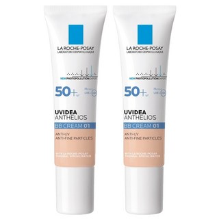 LA ROCHE POSAY 理膚寶水 台灣公司貨 全護清爽防曬BB霜 SPF50+ PA++++, 01 自然色, 30ml, 2條