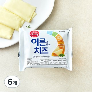 서울우유치즈 어른을 위한 치즈, 18g, 10개입, 6개