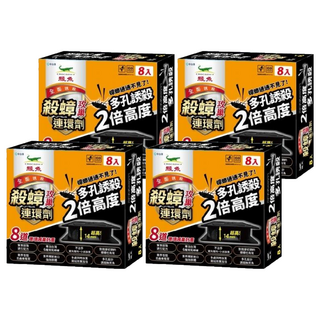 鱷魚 無蟑道加強餌 殺蟑餌劑 8個, 24g, 4盒