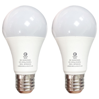 旭光 超高效能LED球泡燈 8W, 晝光色, 2個