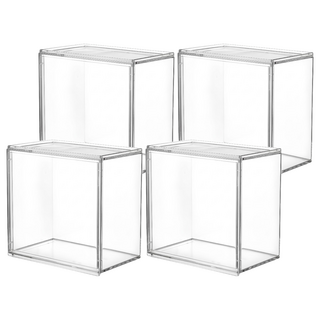 FAmILyLIFE 生活 潮玩展示盒 A-492-2, 透明, 4個
