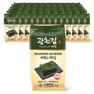 KwangCheonKim 廣川海苔 包飯青海苔, 4g, 64包