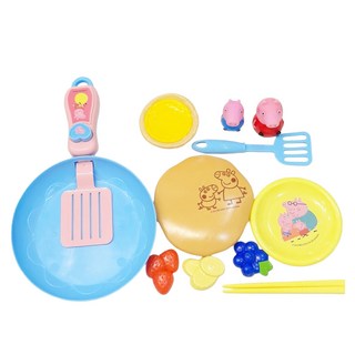 Peppa Pig 粉紅豬小妹 餐廚組 (鬆餅) 3歲以上適用, 藍色, 1組