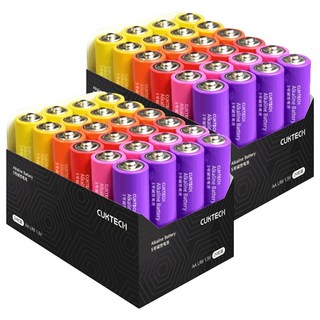 Cuktech 鹼性3號電池 B08 2組 24顆 多彩環保