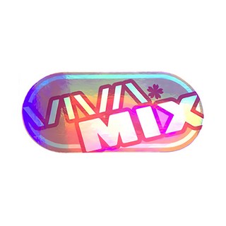 GOGORO MIX 反光飛旋貼, 彩虹MIX, 1個