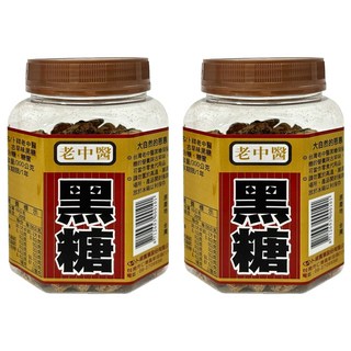 老中醫 古早味黑糖 無添加防腐劑 大罐裝, 300g, 1入, 2罐