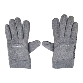 可觸控防風防潑水機車手套 灰色, L(19~20cm)