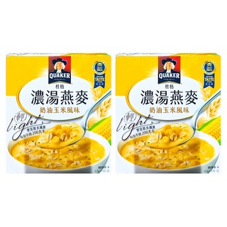 QUAKER 桂格 濃湯燕麥 奶油玉米風味 5包, 235g, 2盒