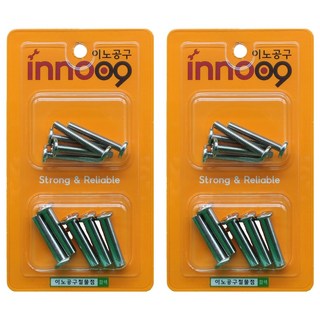 Innotime 家具組裝螺栓5p+螺帽5p組NIT807, 2套