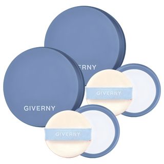 지베르니 밀착 커버 파운데이션 미니 휴대용기 64mm, 블루, 2개