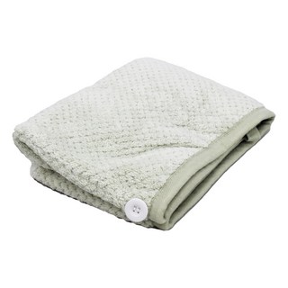 KOKOYI 日式加厚吸水纖維速乾頭巾 25*65cm, 綠色, 1個