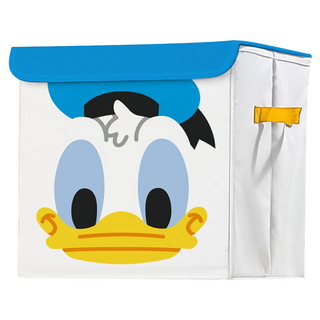 收納王妃 唐老鴨布藝方收納箱, 大臉款, 1個