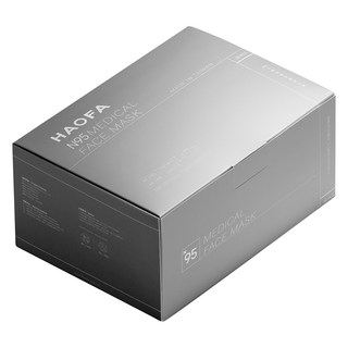 HAOFA 氣密型 N95 立體醫療口罩 S, 30片, 1組, 珊瑚粉