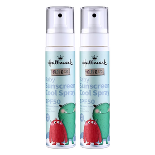 Hallmark 自然之萃 寵愛寶寶舒涼防曬噴霧 SPF50 清新海洋香, 100ml, 2瓶