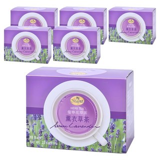 Magnet 曼寧 舒緩花草薰衣花茶 放鬆心靈 獨立包裝 德國花草原料, 1.5g, 15包, 6盒