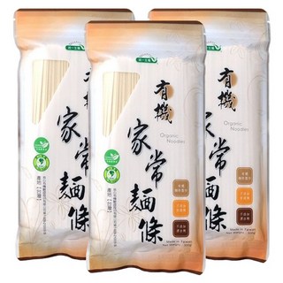 統一生機 有機家常麵條, 300g, 3包
