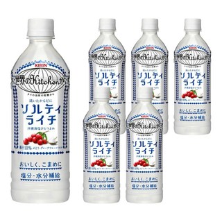 KIRIN 麒麟 沖繩海鹽荔枝飲料, 500ml, 6瓶