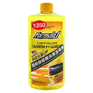 FORMULA 1 亮澤含棕梠蠟洗車精 15016, 473ml, 1瓶