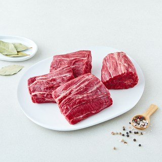 미트엔조이 미국산 미절단 아롱사태 찜 수육용 (냉장), 1개, 600g