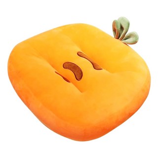 URBAN CAR 蓬鬆增高車用坐墊, 1個, 胡蘿蔔