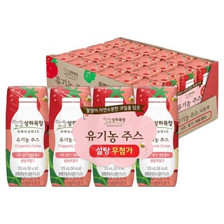 Maeil Sangha Farm 蘋果草莓羽衣甘藍綜合蔬果汁, 125ml, 24入