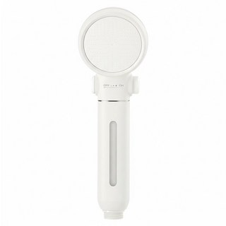 Nature Living 馬卡龍開關過濾蓮蓬頭, 1個, 白色