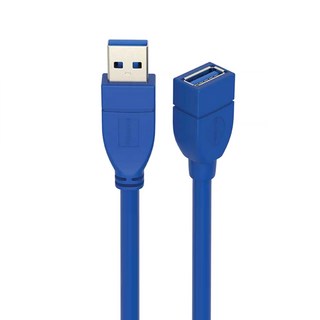 POLYWELL 寶利威爾 USB3.0 Type-A 公對母高速延長線 3A 5Gbps PW15-W45-M613 黑色, 1條, 3m