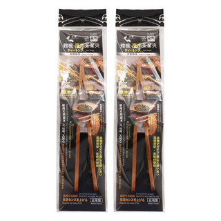 上龍 雅楓 原木茶葉夾, 南洋高級實木堅硬耐用, 流線造型美觀實用, 台灣製, TL-2832, 2支