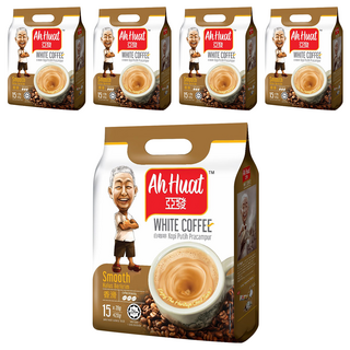亞發香滑白咖啡 咖啡濃度和甜度適中, 28g, 15包, 5袋
