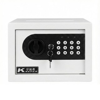 KEEPER SAFE BOX 守護者保險箱 迷你電子密碼收納箱 白色 17AT