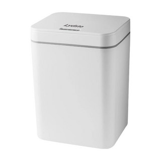 Lydsto 智能感應垃圾桶 16L 電池版 0.3S快速開啟 T9級靈敏感應 內置垃圾袋盒, 灰色