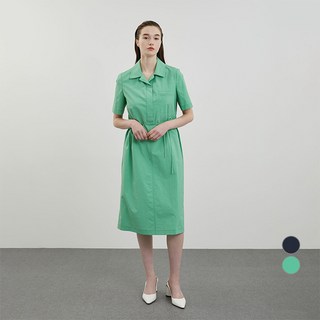 Olivia Lauren 女性H-line長版洋裝 VVCOA4M5161, 淺綠色