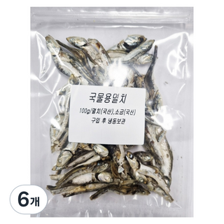 韓國產湯用鯷魚, 6個, 100g