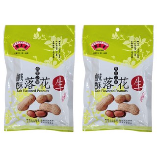 Nut King 鄭美香 鹹酥落花生, 2包, 240g