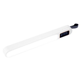 時鐘顯示可調角度磁吸LED燈 一般款, 白色