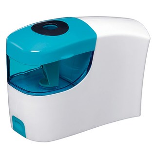 SDI 手牌 2WAY Xchanger電動/手動兩用削鉛筆機, 白色 + 藍色, 1個