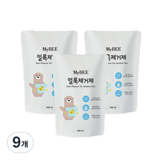 MyBEE 孩童衣物去污噴霧補充包, 300ml, 9個