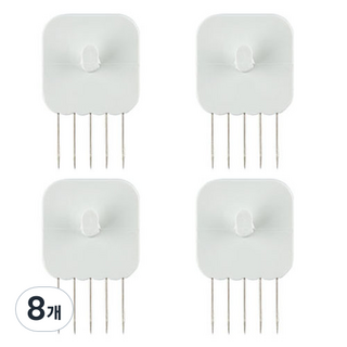 꾹핀 일자형, 8개