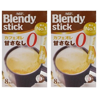 AGF Blendy 咖啡歐蕾 無砂糖, 8包, 2盒