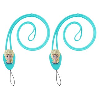 Bone 蹦克 逗扣頸掛繩, 艾莎 藍色, 2個