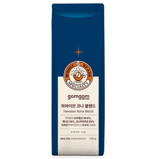 곰곰 하와이안 코나 블렌드 원두, 200g, 1개, 홀빈(분쇄안함)